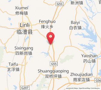 Map of Baizhi, Hunan