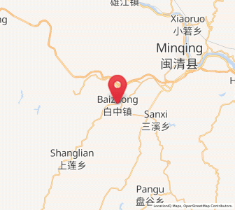 Map of Baizhong, Fujian