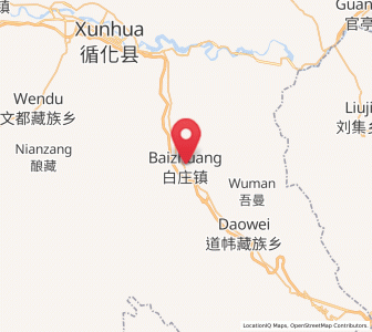 Map of Baizhuangji, Qinghai