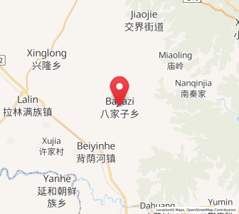 Map of Bajiazi, Heilongjiang