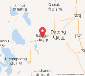 Map of Bajingzi, Heilongjiang