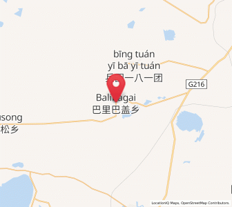 Map of Balbagay, Xinjiang