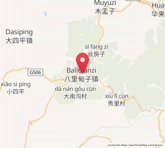 Map of Balidianzi, Liaoning
