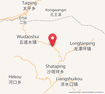 Map of Bamaoxi, Hunan