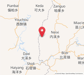 Map of Bamian, Hunan