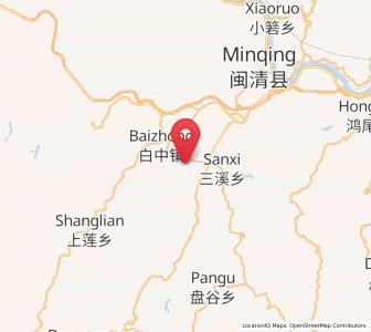 Map of Bandong, Fujian