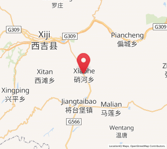 Map of Bange, Ningxia Hui Autonomous Region