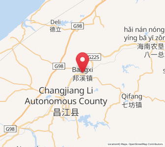 Map of Bangxi, Hainan
