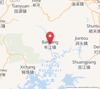 Map of Banjiang, Guangdong