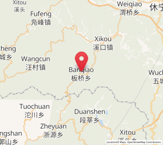 Map of Banqiao, Anhui