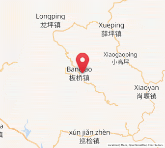Map of Banqiao, Hubei