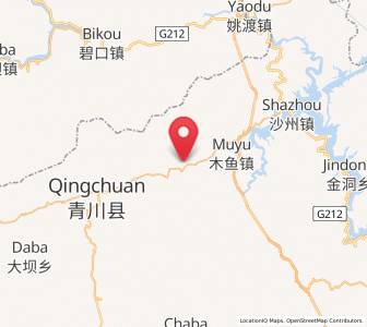 Map of Banqiao, Sichuan