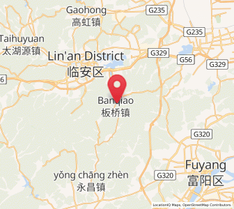 Map of Banqiao, Zhejiang