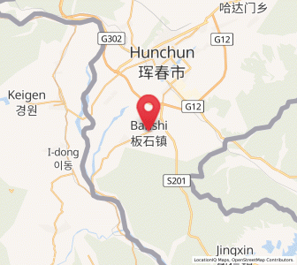 Map of Banshi, Jilin