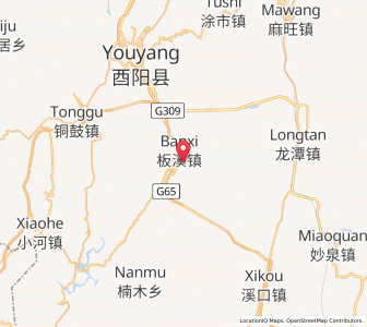 Map of Banxi, Chongqing
