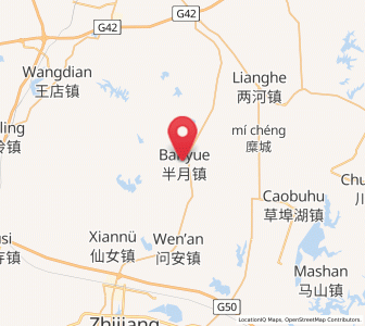 Map of Banyue, Hubei
