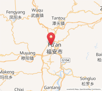 Map of Banzhong, Fujian