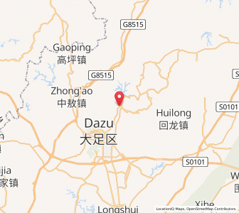 Map of Baoding, Chongqing