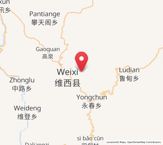 Map of Baohe, Yunnan