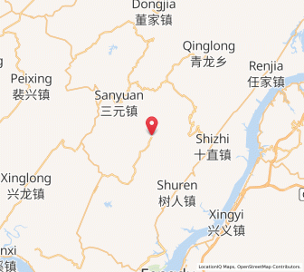 Map of Baohe, Chongqing