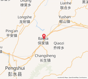 Map of Baojia, Chongqing