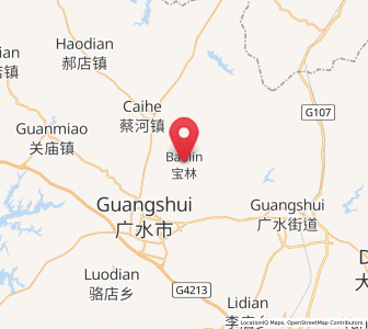 Map of Baolin, Hubei