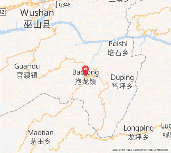 Map of Baolong, Chongqing