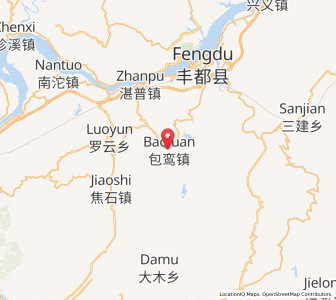 Map of Baoluan, Chongqing