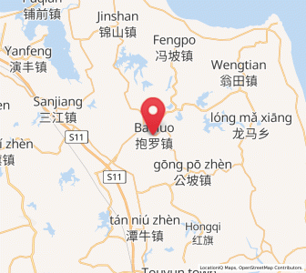 Map of Baoluo, Hainan