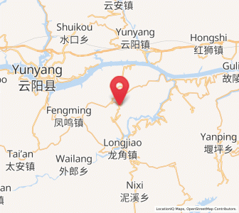 Map of Baoping, Chongqing