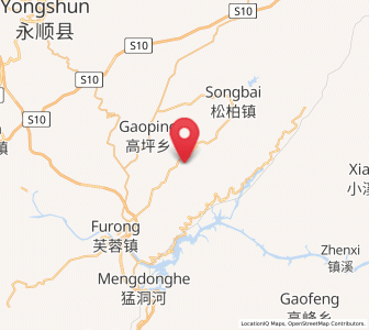 Map of Baoping, Hunan