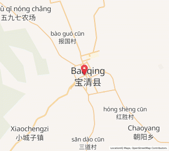 Map of Baoqing, Heilongjiang