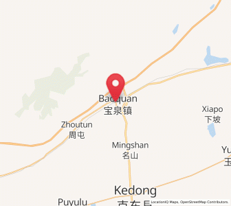 Map of Baoquan, Heilongjiang