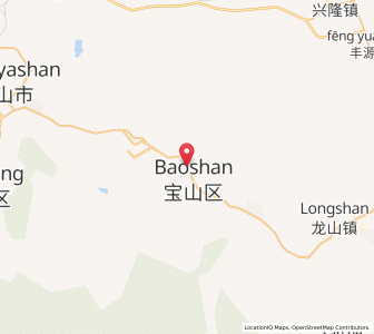 Map of Baoshan, Heilongjiang