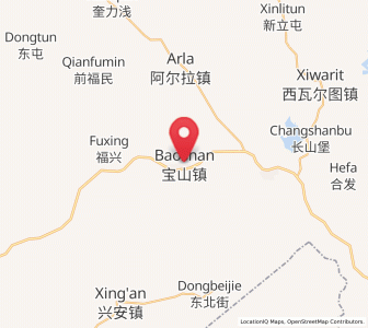 Map of Baoshan, Inner Mongolia
