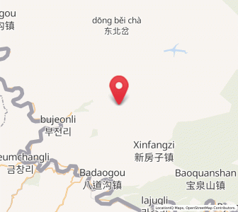 Map of Baoshan, Jilin