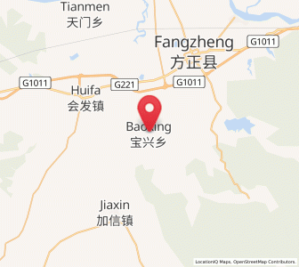 Map of Baoxing, Heilongjiang