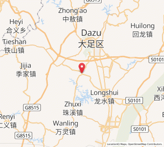 Map of Baoxing, Chongqing