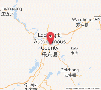 Map of Baoyou, Hainan