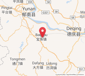 Map of Baozhu, Guangdong