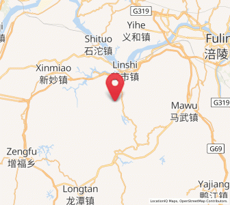 Map of Baozi, Chongqing