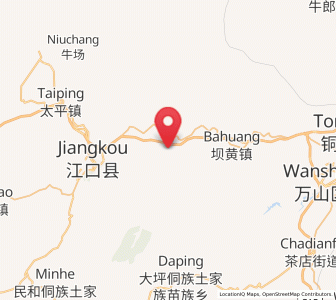 Map of Bapan, Guizhou