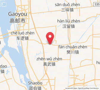 Map of Baqiao, Jiangsu
