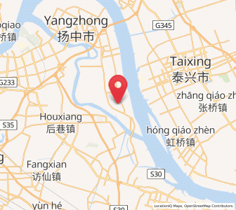 Map of Baqiao, Jiangsu