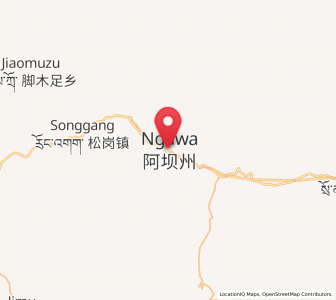 Map of Barkam, Sichuan