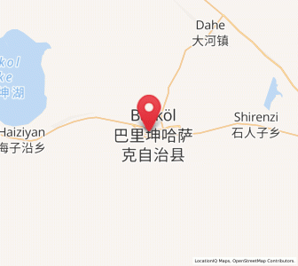 Map of Barkol, Xinjiang