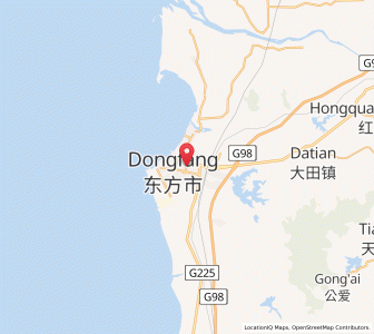 Map of Basuo, Hainan