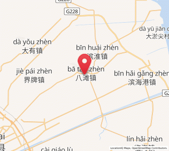 Map of Batan, Jiangsu