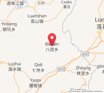 Map of Batuan, Hunan