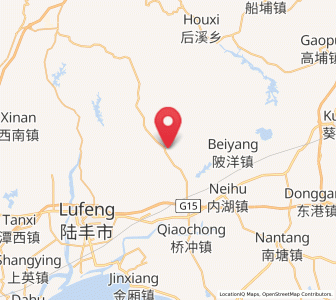 Map of Bawan, Guangdong
